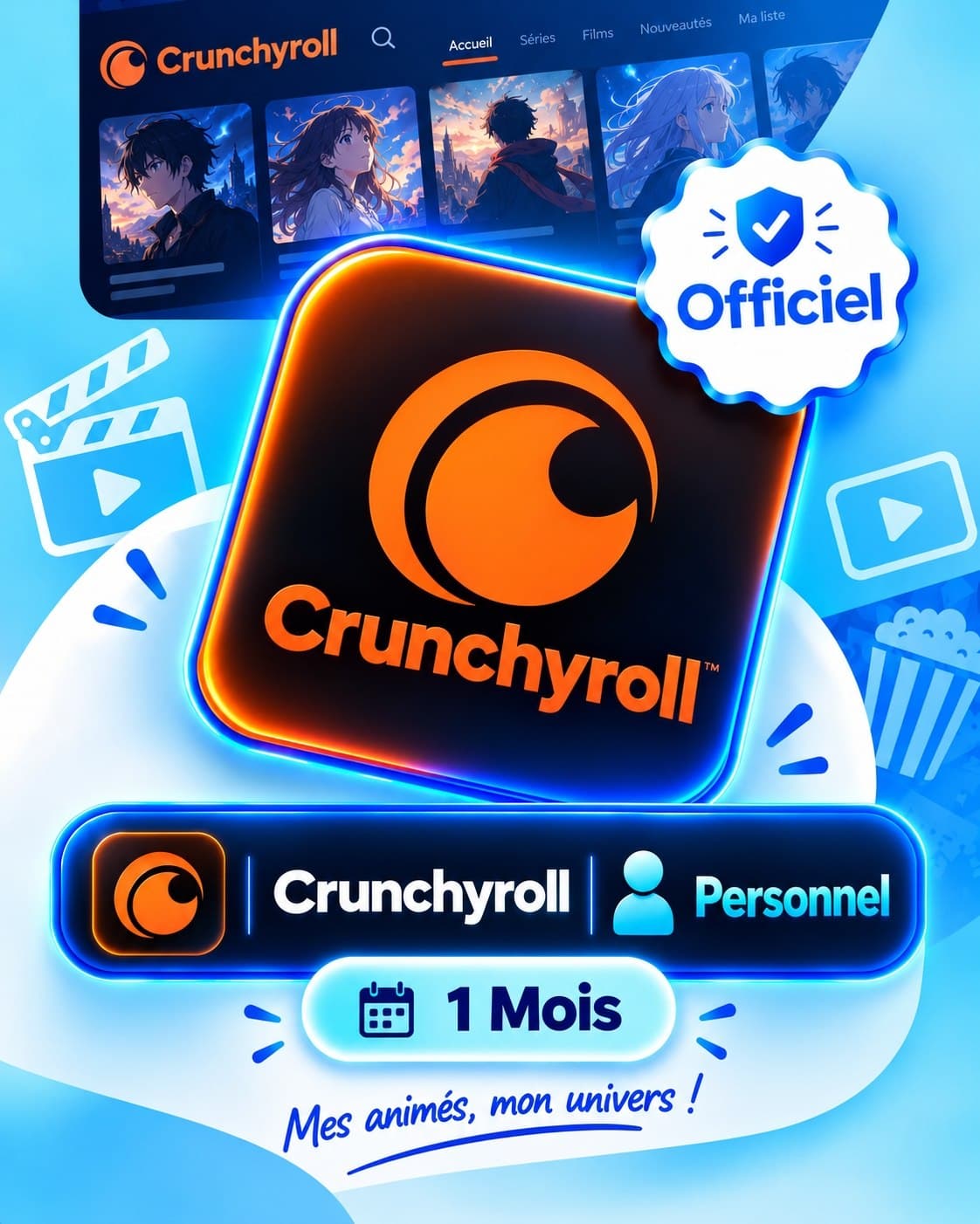 Crunchyroll Premium – حساب شخصي